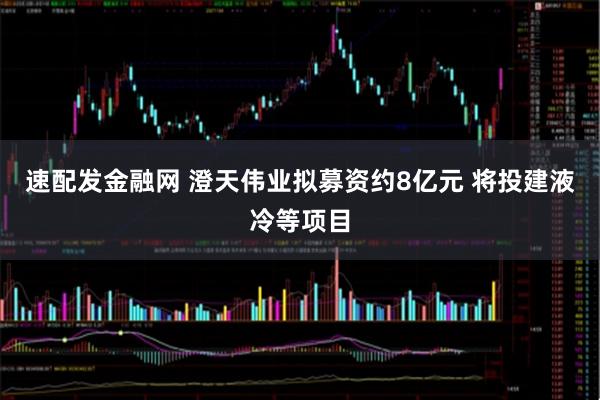 速配发金融网 澄天伟业拟募资约8亿元 将投建液冷等项目