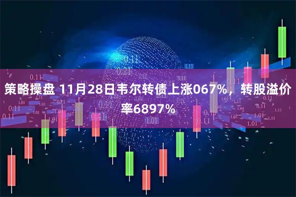 策略操盘 11月28日韦尔转债上涨067%，转股溢价率6897%